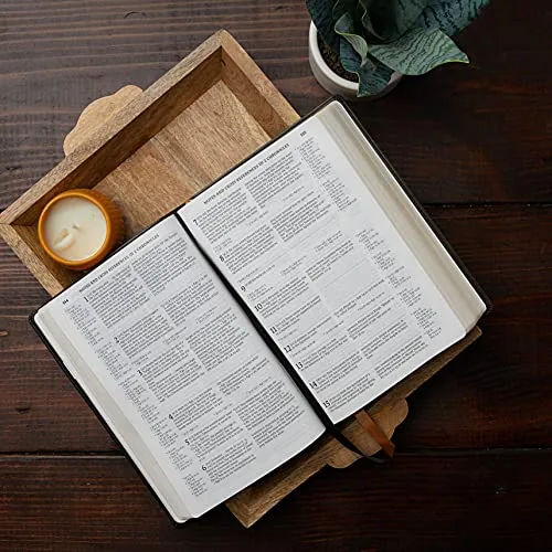 NABRE Large Print Catholic Bible, Leathersoft, Brown view 4