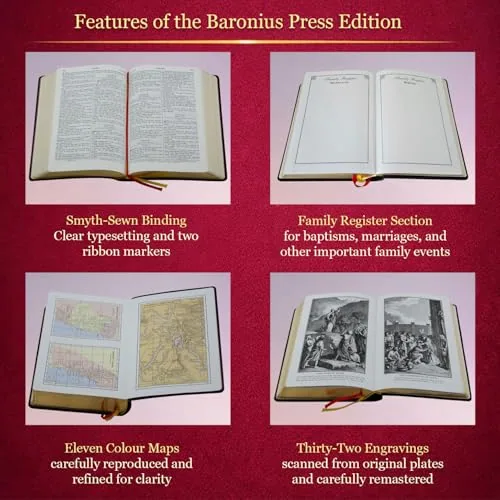 Douay-Rheims Bible, Large Size, Black Leather