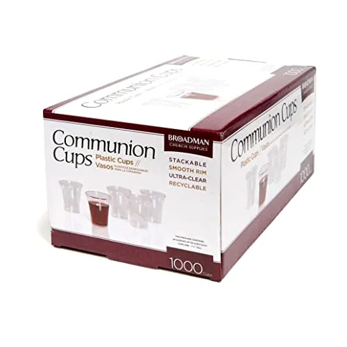 Broadman Recyclable Plastic Communion Cups (1,000) view 2