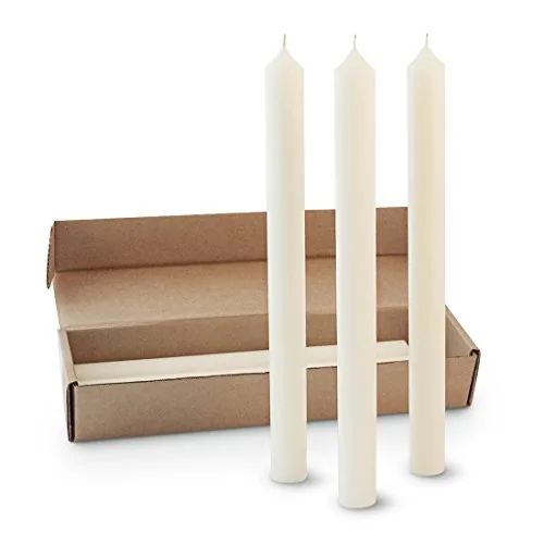 Root 51% Beeswax Altar Candles, 1.5 x 17.5 in, Recessed Base view 4