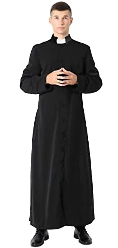 IvyRobes Roman Cassock, Nine Wrapped Buttons view 3