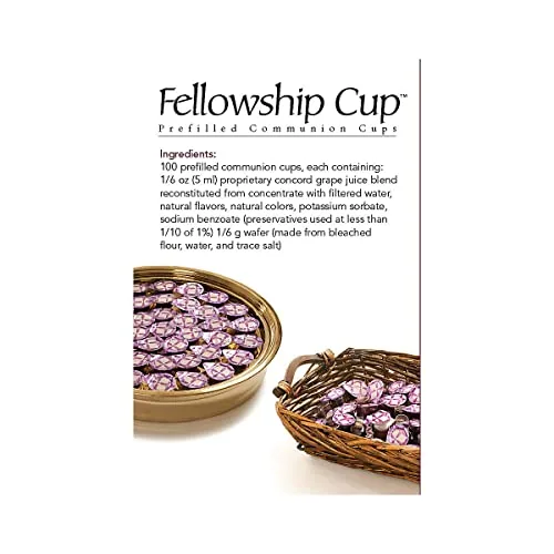 Broadman Fellowship Cup, Juice and Wafer (100) view 4