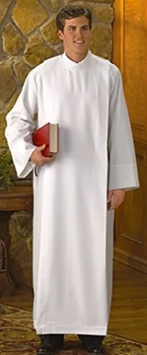 R.J. Toomey Front-Wrap Alb, 100% Polyester