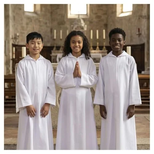Holyart Hooded First Communion Alb, 125 cm view 2