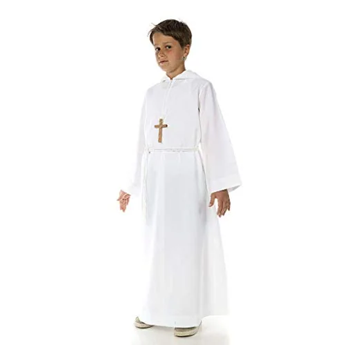 Holyart Hooded First Communion Alb, 125 cm