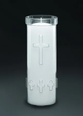 Cathedral 7-Day Sanctuary Candles, Unbreakable Plastic (24) view 2