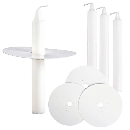 Concordia 4.25 in Candles with Paper Bobeches, Set of 250 view 3