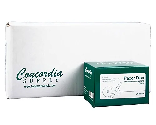 Concordia 4.25 in Candles with Paper Bobeches, Set of 250 view 4
