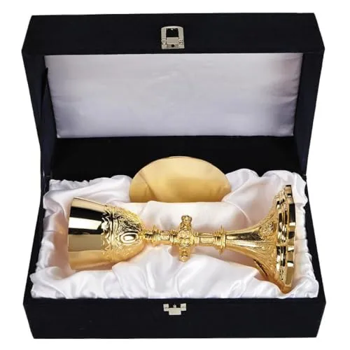 Sudbury Holy Family Chalice and Paten with Case, 7.5 oz
