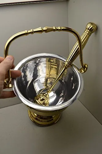 Classical Church Goods Holy Water Bucket and Sprinkler view 2
