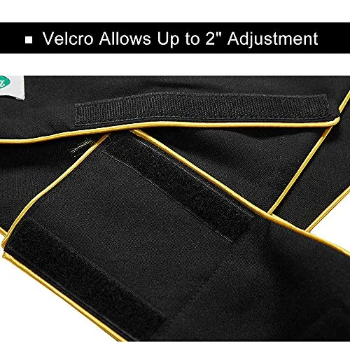 IvyRobes Band Cincture, Black With Gold Cross view 4