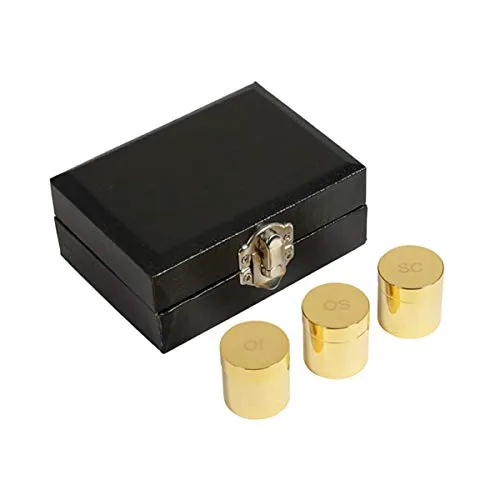 Sudbury Polished Brass Holy Oil Stock Set of 3 in Case view 3