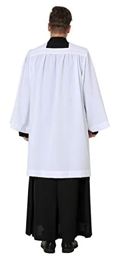 IvyRobes Pleated Square Neckline Surplice