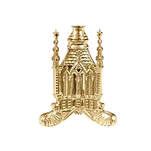 San Pietro Solid Brass Altar Flower Vase, 15 in view 2