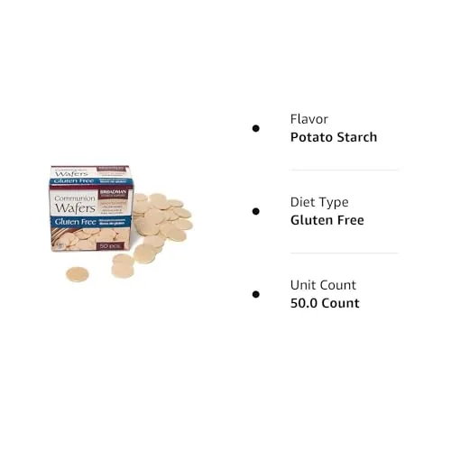Broadman Gluten-Free Communion Wafers (50) view 4