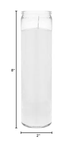 Mega Candles 2 x 8 in Glass Devotional Candles, 6 Count view 4