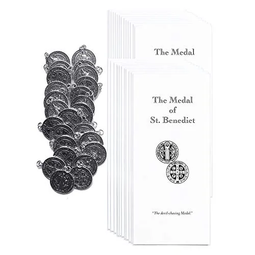 Caritas St. Benedict Medals, 1-1/8 in, Pack of 25 view 3
