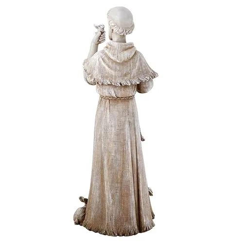 Avalon Gallery St. Francis with Bird and Rabbit, 24 in