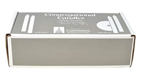 Cathedral Stearine Congregational Candles, 5 1/4 in (100) view 4