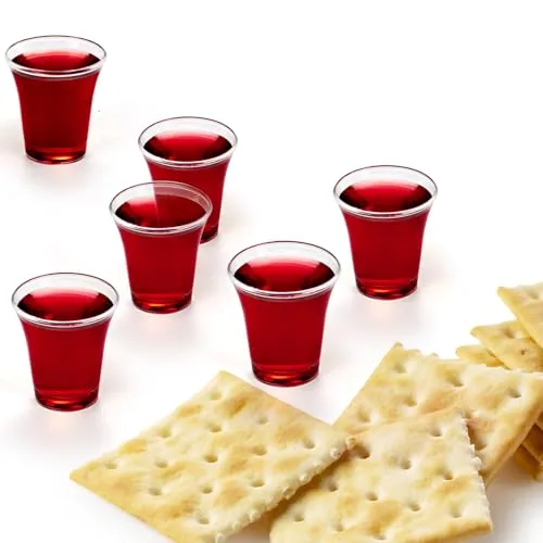 Bekith Clear Plastic Communion Cups, 0.5 oz (1,000) view 3