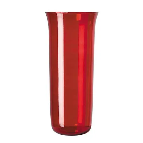 Christian Brands Ruby Glass Sanctuary Globe, 8 in