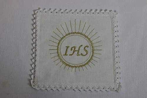 Church Atelier Linen Altar Set with IHS Monogram, 4 Pieces view 4