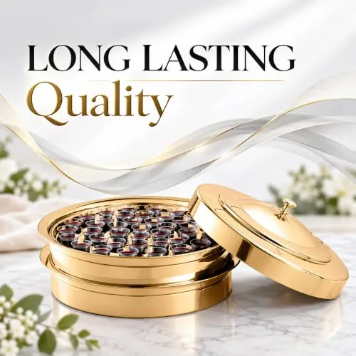 Steadfast Selections Gold Stainless Bread Tray view 6