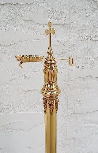 Classical Church Goods Baroque Brass Censer Stand, 58 in view 4