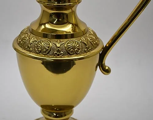Classical Church Goods Brass Lavabo Ewer and Basin Set