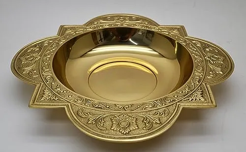 Classical Church Goods Brass Lavabo Ewer and Basin Set view 3
