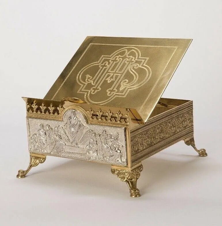 Classical Church Goods Adjustable Brass Missal Stand