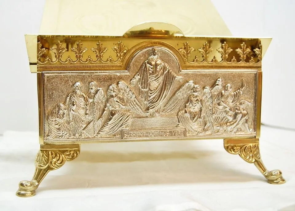 Classical Church Goods Adjustable Brass Missal Stand view 4
