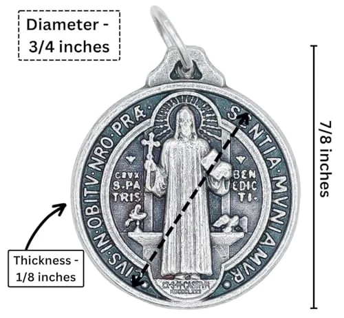 Caritas et Fides St. Benedict Medals, 3/4 in, Pack of 25 view 5
