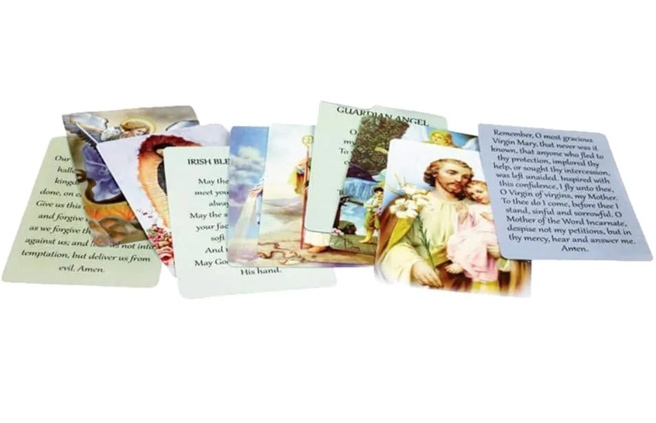 Elysian Gift Shop Laminated Saints Prayer Cards, Pack of 54 view 3