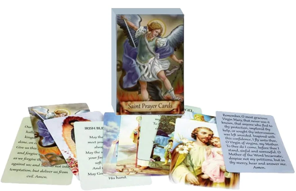 Elysian Gift Shop Laminated Saints Prayer Cards, Pack of 54 view 5