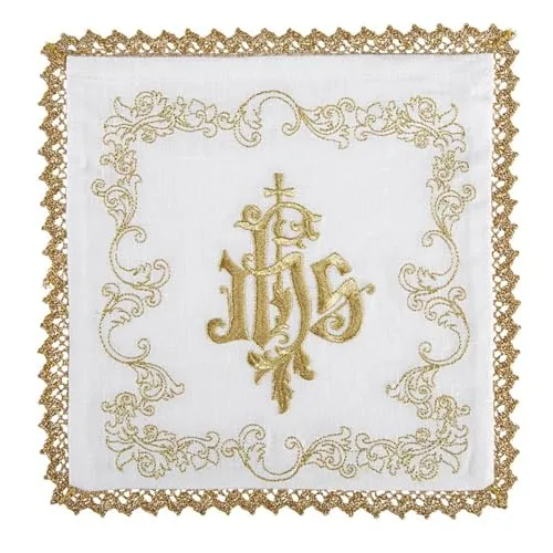 Trinity IHS Altar Linen Gift Set, 7 in Pall, Boxed