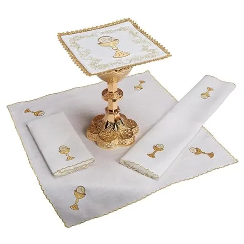 Trinity Chalice and Host Linen Gift Set, 7 in Pall view 5