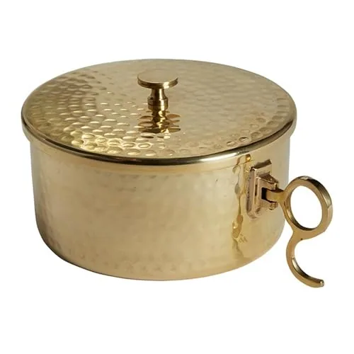 Needzo 300 Host Stacking Ciborium, Hammered Lid view 4