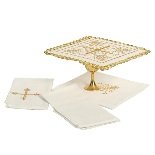 BLESSUME Polyester Altar Linen Set, 4 Pieces, Hand Wash view 6