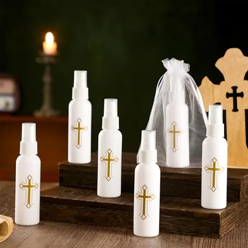 CroBlissful Holy Water Spray Bottles with Bags, 48-Pack view 4
