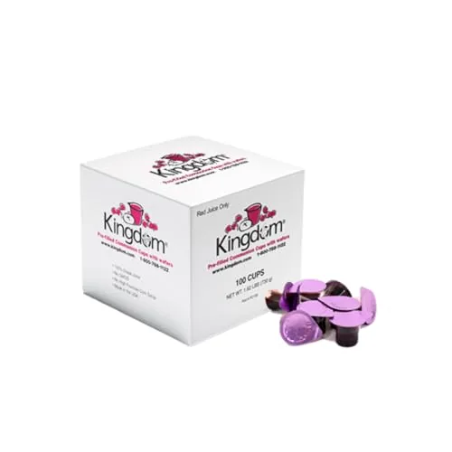 Kingdom Prefilled Communion Cups, Red Juice Only (100)