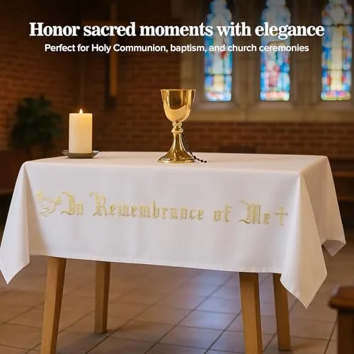 TALPGOD In Remembrance of Me Cloth, Gold, 88 x 52 in view 3