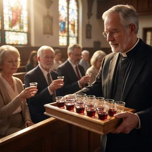 VALICLUD Glass Communion Cups, Set of 12