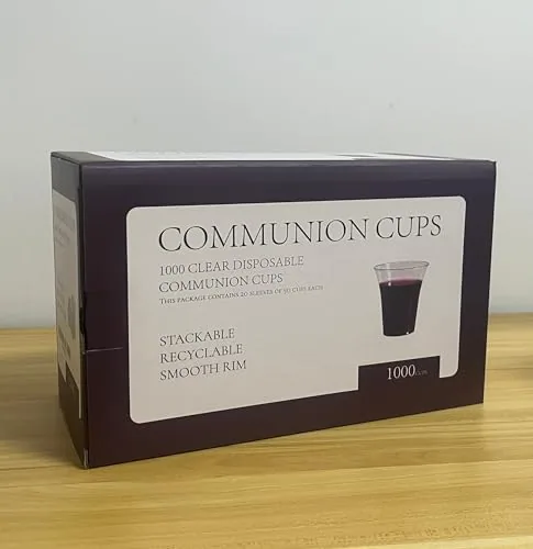 SruiSwei Clear Communion Cups, 1 3/8 in High (1,000) view 2