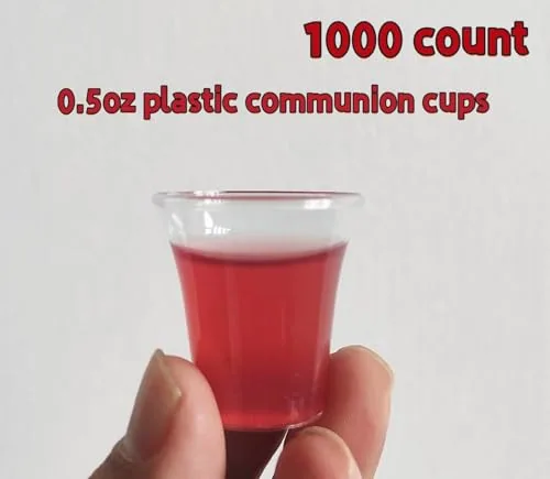 SruiSwei Clear Communion Cups, 1 3/8 in High (1,000) view 4