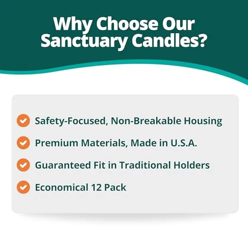 Concordia 7-Day Sanctuary Candles, 8 x 3 in, Pack of 12 view 6